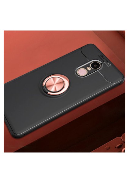 Redmi Note 4x Kılıf Yüzüklü Sağlam Esnek Ringo Silikon Kapak