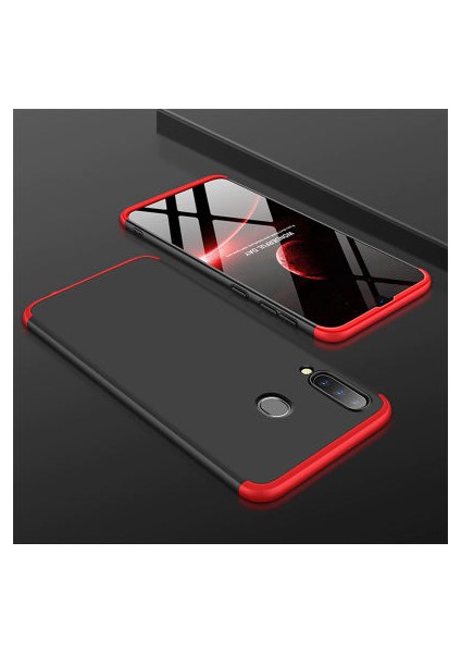 Samsung Galaxy A70 Kılıf 3 Parçalı Şık Patch Sert Silikon Kapak