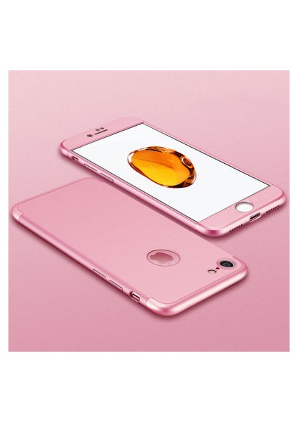 iPhone 6 Kılıf 3 Parçalı Şık Patch Sert Silikon Kapak