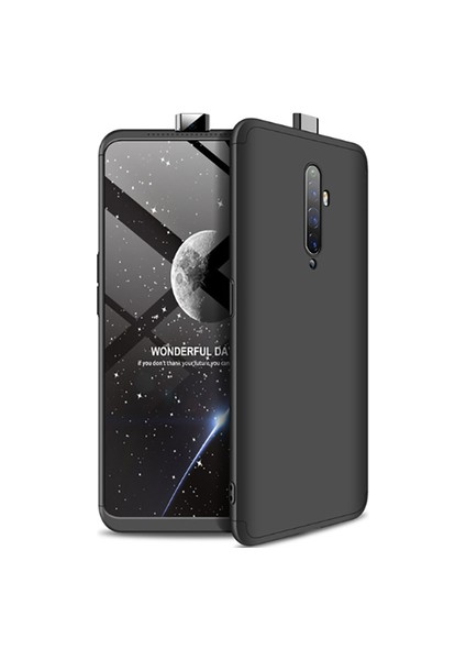 Oppo Reno 2z Kılıf 3 Parçalı Şık Patch Sert Silikon Kapak
