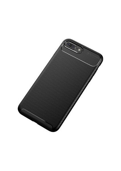 iPhone 8 Plus Kılıf Karbon Desenli Şık Tamia Premium Silikon Kapak