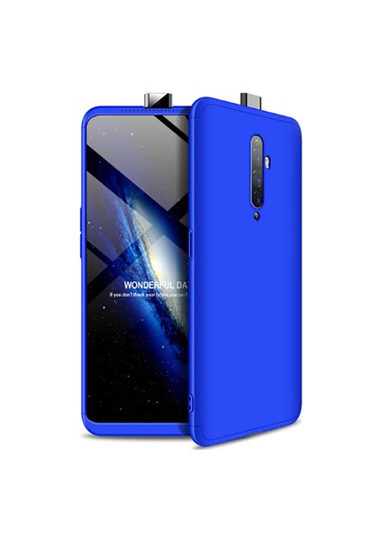 Oppo Reno 2z Kılıf 3 Parçalı Şık Patch Sert Silikon Kapak