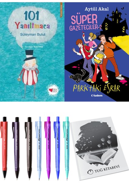 Süper Gazeteciler 2 Parktaki Esrar ve 101 Yanıltmaca 2li Set