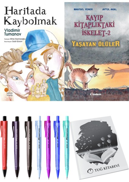 Kayıp Kitaplıktaki Iskelet 2 Yaşayan Ölüler ve Haritada Kaybolmak 2li Set