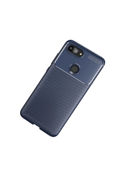 Xiaomi Mi 8 Lite Kılıf Karbon Desenli Şık Tamia Premium Silikon Kapak