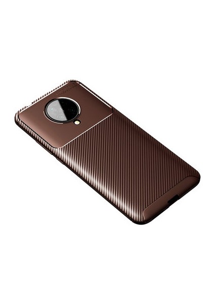 Redmi K30 Pro Kılıf Karbon Desenli Şık Tamia Premium Silikon Kapak