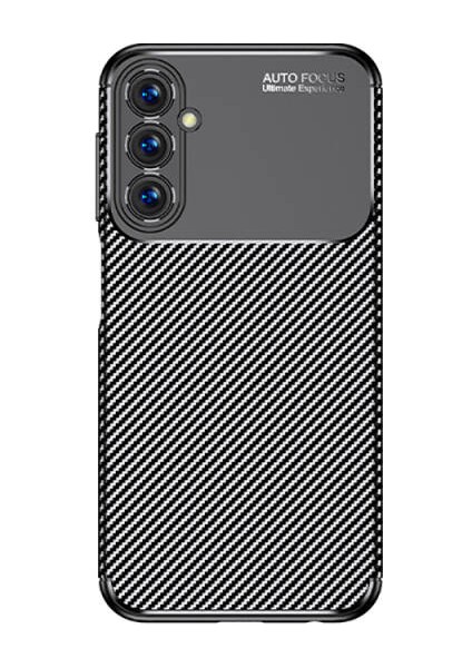 Samsung Galaxy A25 Kılıf Karbon Desenli Şık Tamia Premium Silikon Kapak