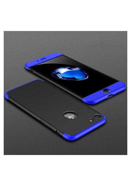 iPhone 6 Plus Kılıf 3 Parçalı Şık Patch Sert Silikon Kapak