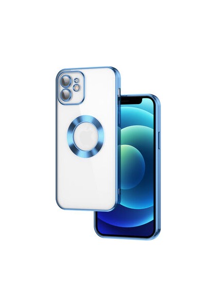 iPhone 11 Kılıf Logo Detaylı ve Parlak Nlight Premium Silikon Kapak