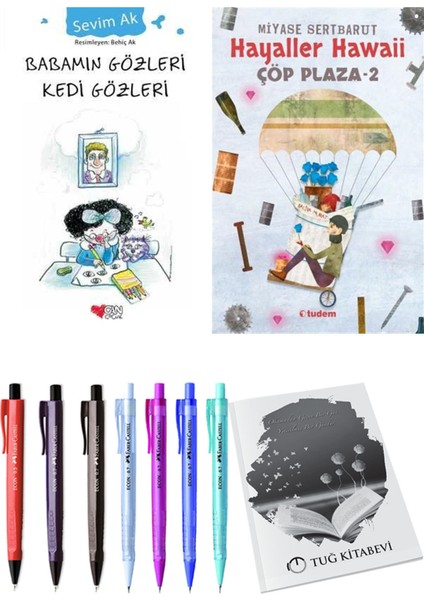 Çöp Plaza 2 Hayaller Hawaii ve Babamın Gözleri Kedi Gözleri 2li Set