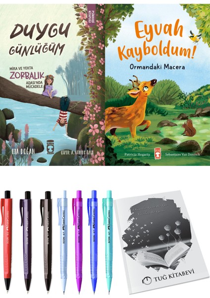 Eyvah Kayboldum! Ormandaki Macera ve Duygu Günlüğüm Mira ve Yekta Zorbalık Adası'nda Mücadele 2li Set