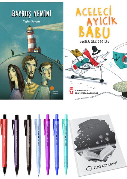 Aceleci Ayıcık Babu Asla Geç Değil ve Baykuş Yemini 2li Set