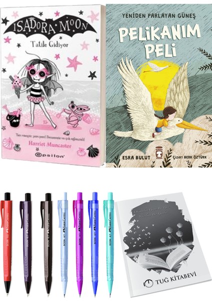 Yeniden Parlayan Güneş Pelikanım Peli ve Isadora Moon 11 Tatile Gidiyor 2li Set