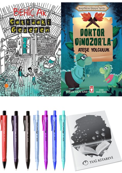 Doktor Dinozor'la Ateşe Yolculuk ve Çatıdaki Gezegen 2li Set