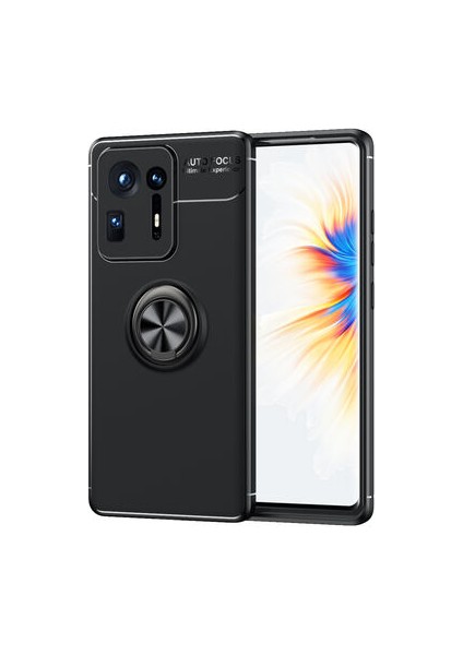 Xiaomi Mi Mix 4 Kılıf Yüzüklü Sağlam Esnek Ringo Silikon Kapak