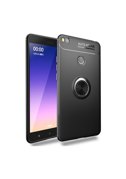 Xiaomi Mi Max 2 Kılıf Yüzüklü Sağlam Esnek Ringo Silikon Kapak