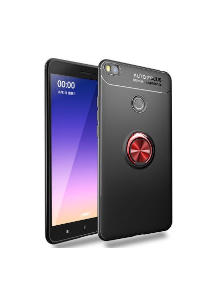 Xiaomi Mi Max 2 Kılıf Yüzüklü Sağlam Esnek Ringo Silikon Kapak