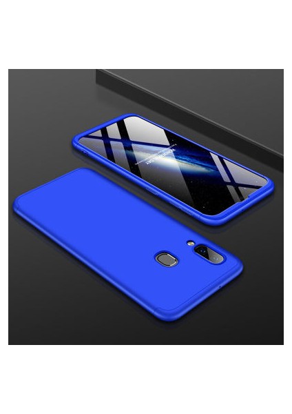 Samsung Galaxy A30 Kılıf 3 Parçalı Şık Patch Sert Silikon Kapak