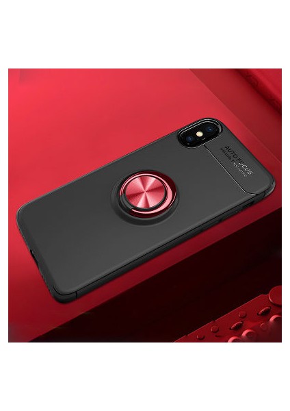 iPhone x Kılıf Yüzüklü Sağlam Esnek Ringo Silikon Kapak