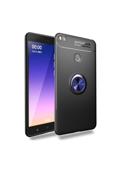 Xiaomi Mi Max 2 Kılıf Yüzüklü Sağlam Esnek Ringo Silikon Kapak