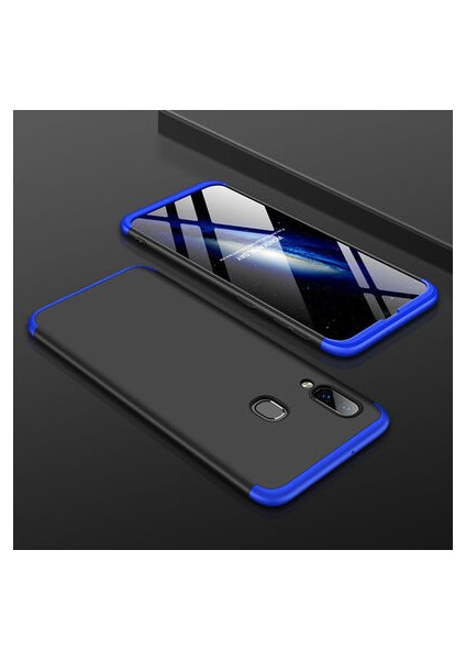 Samsung Galaxy A10 Kılıf 3 Parçalı Şık Patch Sert Silikon Kapak