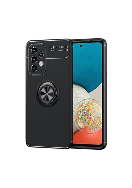 Samsung Galaxy A53 5g Kılıf Yüzüklü Sağlam Esnek Ringo Silikon Kapak