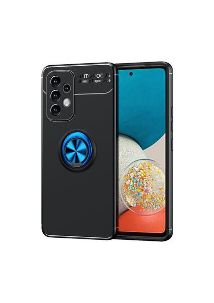Samsung Galaxy A53 5g Kılıf Yüzüklü Sağlam Esnek Ringo Silikon Kapak