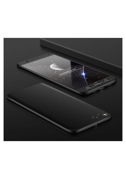 Xiaomi Mi Note 3 Kılıf 3 Parçalı Şık Patch Sert Silikon Kapak