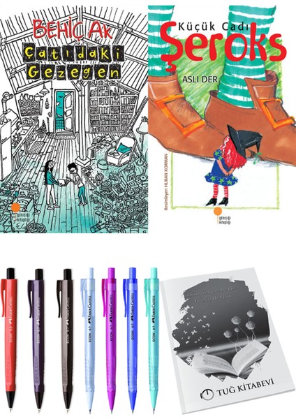 Küçük Cadı Şeroks ve Çatıdaki Gezegen 2li Set