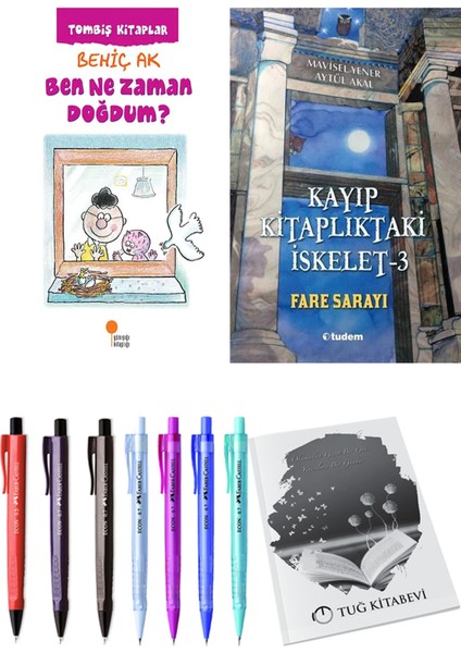 Kayıp Kitaplıktaki Iskelet 3 Fare Sarayı ve Ben Ne Zaman Doğdum? 2li Set