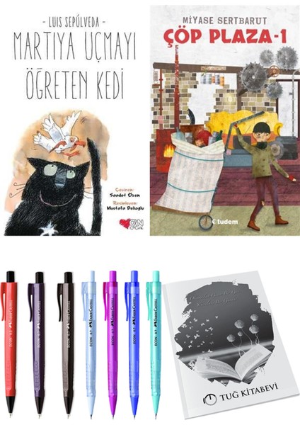 Çöp Plaza 1 ve Martıya Uçmayı Öğreten Kedi 2li Set