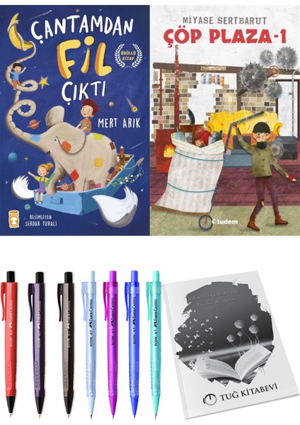 Çöp Plaza 1 ve Çantamdan Fil Çıktı 2li Set