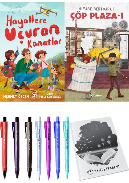 Çöp Plaza 1 ve Hayallere Uçuran Kanatlar 2li Set