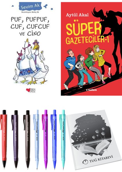 Süper Gazeteciler 1 ve Puf, Pufpuf, Cuf, Cufcuf ve Cino 2li Set