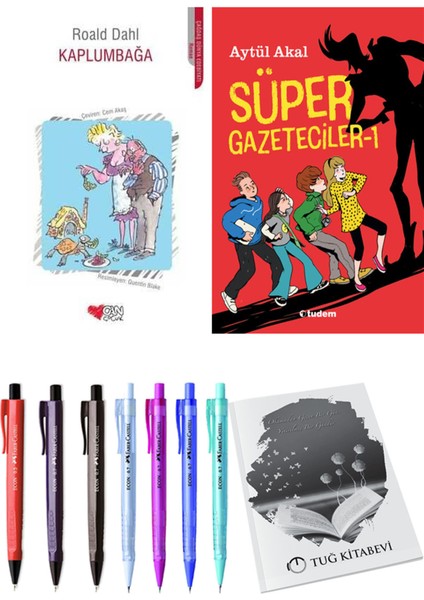 Süper Gazeteciler 1 ve Kaplumbağa 2li Set