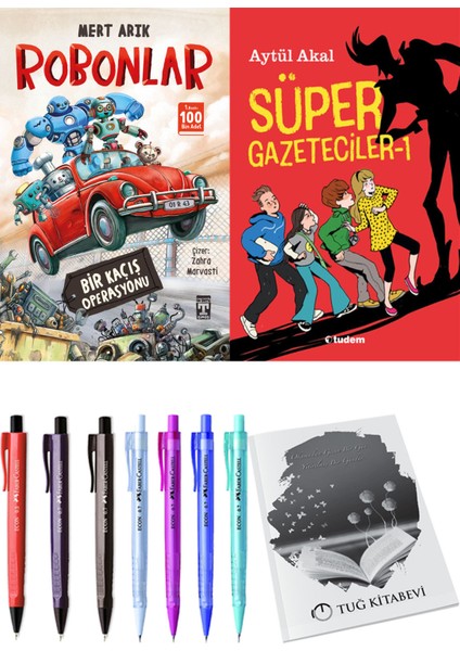 Süper Gazeteciler 1 ve Robonlar Bir Kaçış Operasyonu 2li Set