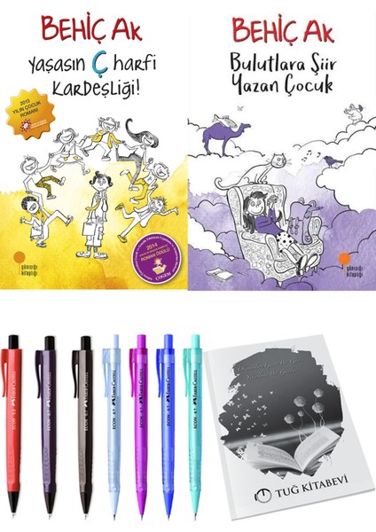 Bulutlara Şiir Yazan Çocuk ve Yaşasın Ç Harfi Kardeşliği 2li Set