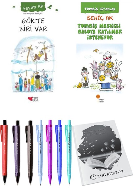 Tombiş Maskeli Baloya Katılmak Istemiyor ve Gökte Biri Var 2li Set