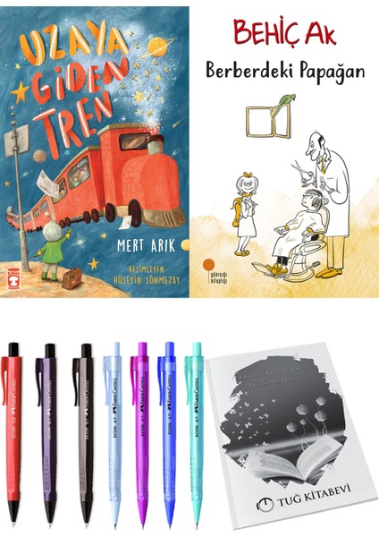 Berberdeki Papağan ve Uzaya Giden Tren 2li Set