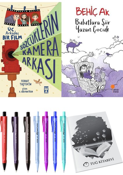 Bulutlara Şiir Yazan Çocuk ve Sözcüklerin Kamera Arkası 2li Set