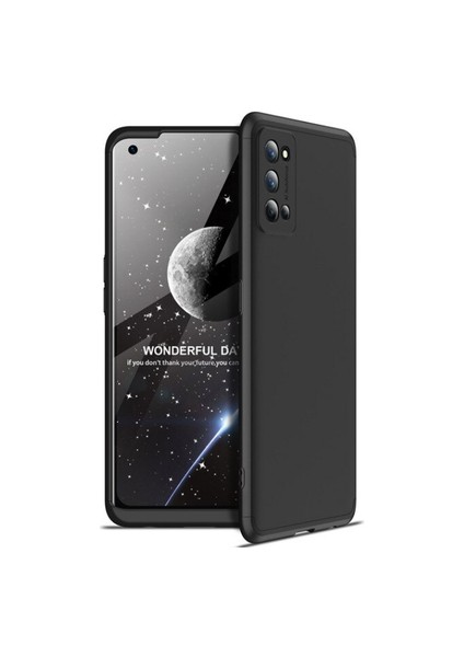 Realme 7 Pro Kılıf 3 Parçalı Şık Patch Sert Silikon Kapak
