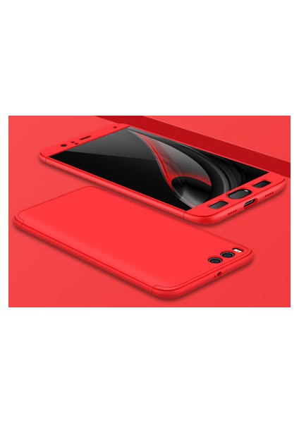 Xiaomi Mi 6 Kılıf 3 Parçalı Şık Patch Sert Silikon Kapak