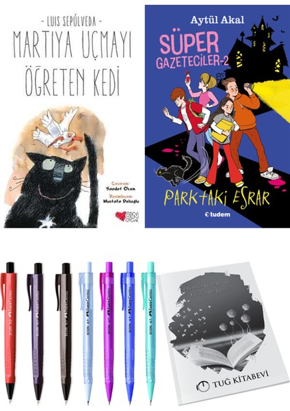 Süper Gazeteciler 2 Parktaki Esrar ve Martıya Uçmayı Öğreten Kedi 2li Set