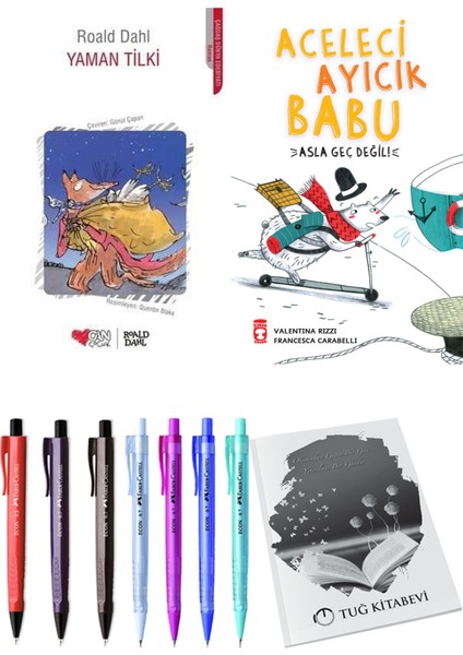 Aceleci Ayıcık Babu Asla Geç Değil ve Yaman Tilki 2li Set