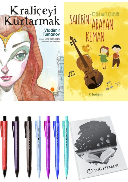 Sahibini Arayan Keman ve Kraliçeyi Kurtarmak 2li Set