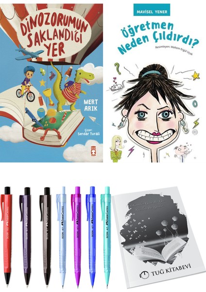 Öğretmen Neden Çıldırdı? ve Dinazorumun Saklandığı Yer 2li Set
