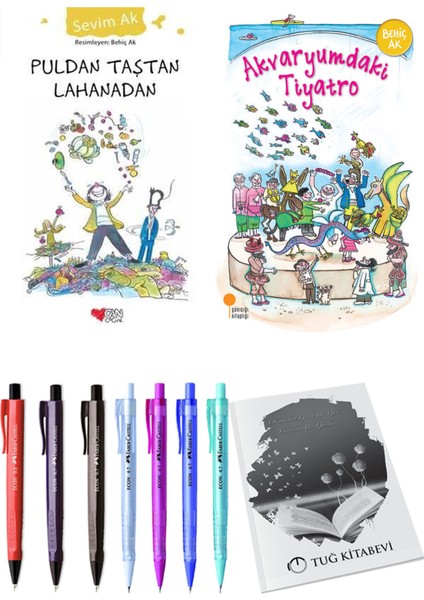 Akvaryumdaki Tiyatro ve Puldan Taştan Lahanadan 2li Set