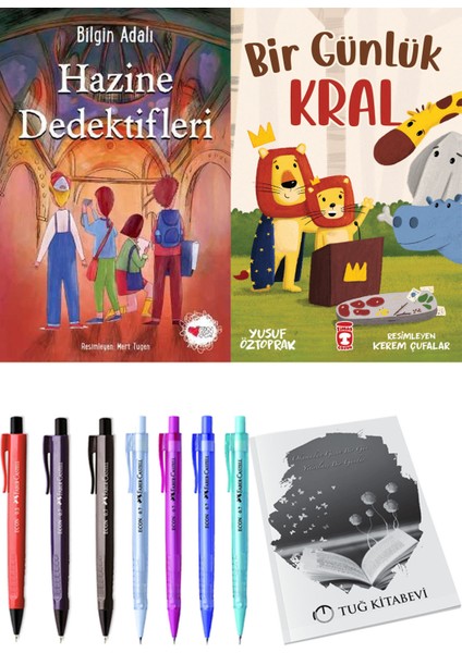 Bir Günlük Kral ve Hazine Dedektifleri 2li Set