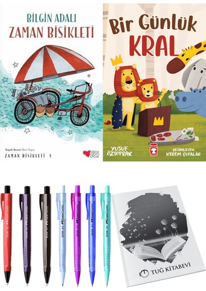 Bir Günlük Kral ve Zaman Bisikleti 1 2li Set