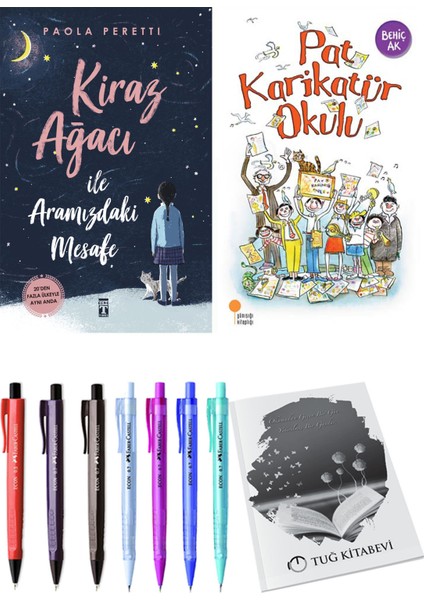 Pat Karikatür Okulu ve Kiraz Ağacı Ile Aramızdaki Mesafe 2li Set